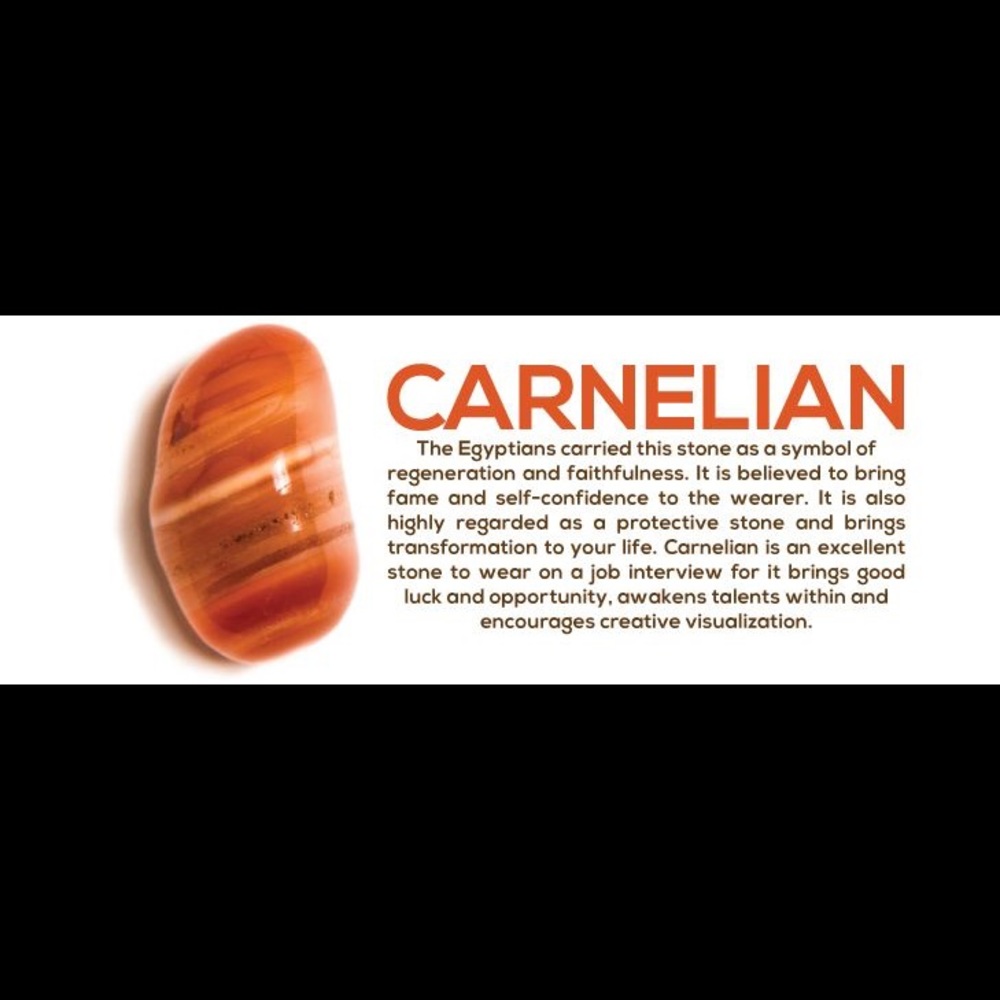 HEART SHAPED ~ CARNELIAN GEMSTONE - Picture 8 of 8